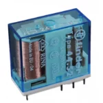 Relevador para circuito impreso 8 pines 24VCD 2CO 2NA2NC AgNi 6A 250V