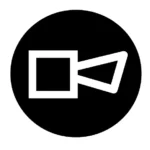 M22-XD-S-X17 RMQ-Titan Placa para Botón D-Plano Negro Símbolo -HORN-