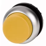 M22-DLH-Y Botón pulsador iluminado Saliente B/plata 22mm Momentáneo Amarillo