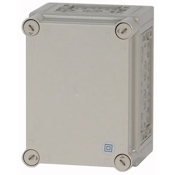 CI23E-150-RAL7032 Caja con tapa transparente y perforaciones 250Hx187.5Wx175D IP
