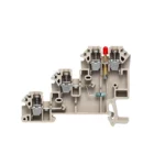 DLI 2.5/LD/RT/NPN- +DB Clema para sensor NPN con LED rojo 2.5mm² 24A 30VCA Beige