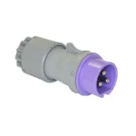Clavija aérea 32A 3P 24VCA Violeta IP44