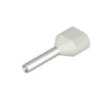 H0,5/14D ZH W Terminal doble ferrul aislado 14L 0.5mm² 20AWG DIN Blanco 500PZ
