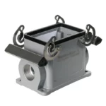 HDC 32A SBU 2M25G Base cerrada para insertos 32P 2Ganchos Grupo 7 2xM25 IP65