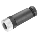 SAIB-12/9-(TL) Conector hembra recto M12 12P PG9 Codigo A Conex soldadura IP67