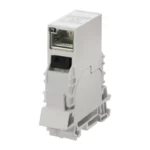 IE-TO-RJ45-C Acoplamiento RJ45/RJ45 Cat.6A para Riel DIN Salida Recta