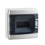 12933 Ecology Caja de distribución Sobreponer 8M 231Hx238Wx118Dmm IP65 V/Transp