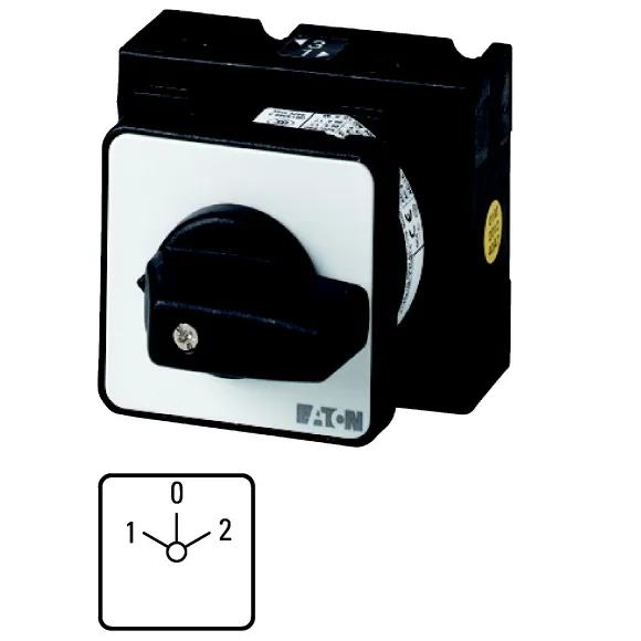 T3-2-8400/E Interruptor CAM reversible M/negra 2P 32A P/empotrar IP65