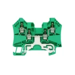 WPE 4/ZZ Clema conex gemela para tierra 4mm² 26-10AWG 800VCA Verde-Amarillo
