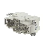 HDC S6 12 SAS Inserto macho combinado C/Tornillo Axial 6P+12+PE 48A 690V Grupo 6