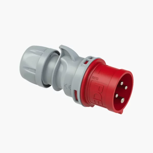 3602 Clavija aerea 3P+T 11H 16A 460V IP44 Rojo