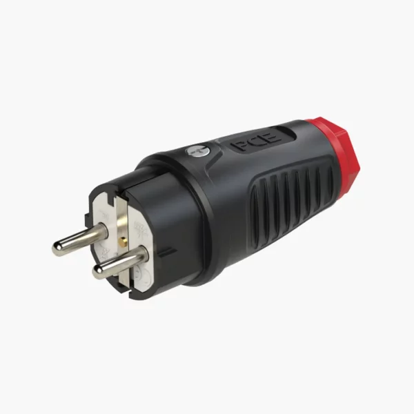 115 Clavija aérea 2P+T – 16A 250V IP54 Negro