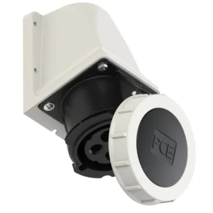 5825 Base mural 3P+T 7H 32A 500V IP67 Negro