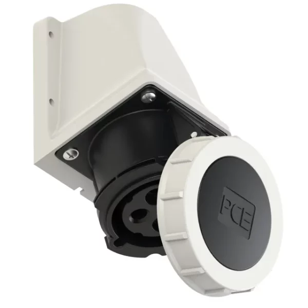 5825 Base mural 3P+T 7H 32A 500V IP67 Negro