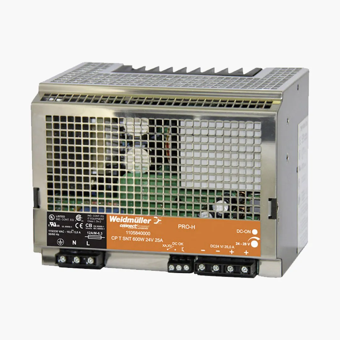 PRO-H Fuente de alimentación monofásica 100-500VCA Output 600W 24VCD 25A