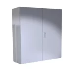 DM Gabinete mural de chapa de acero 2P 1000Hx1000Wx300Dmm RAL7035 IP54 NEMA 12