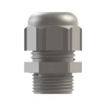 Conector glándula de plástico gris NPT3/8″ 5-10mm IP68