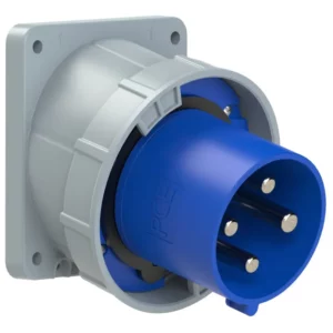 2665 Clavija empotrar/rect. 3P+T 9H 125A 230V IP67 Azul