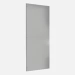 VX Laterales atornillables de chapa de acero 2000Hx800Dmm 2 piezas RAL 7035