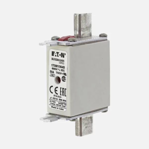 FUSIBLE RAPIDO CUADRADO 000 gR 50A 690V (IEC) 200kA