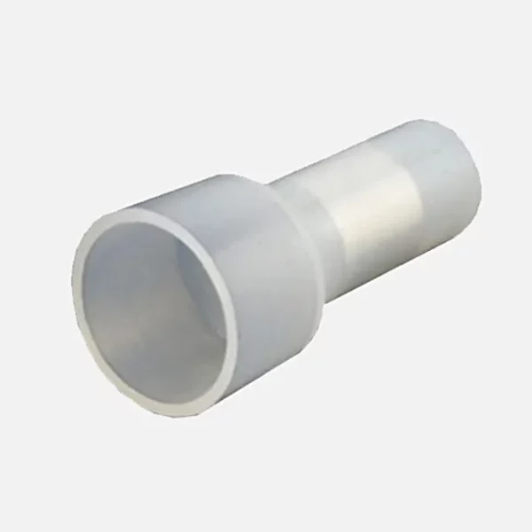 Capuchon para terminales desnudas de nylon transparente para 16-14 AWG 100pzs