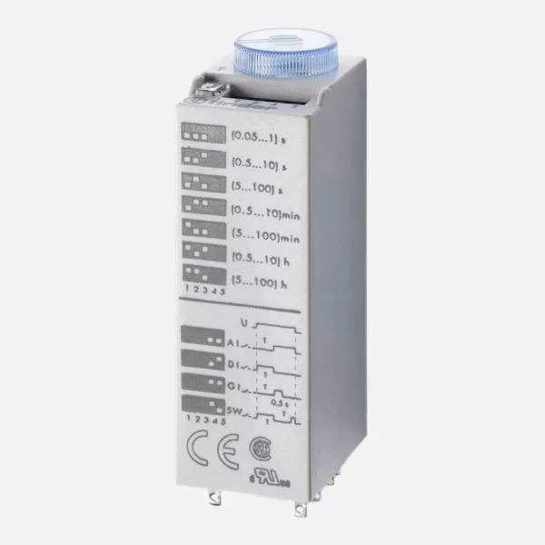 Temporizador enchufable multifunción 110-125VAC/DC 2NA2NC 10A 230-240V
