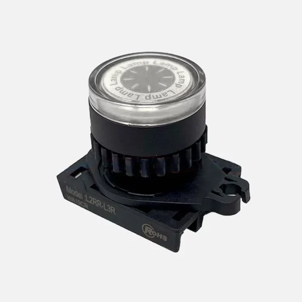 L2RR-L3W Cabezal de luz piloto tipo saliente redondo plano 22mm blanco