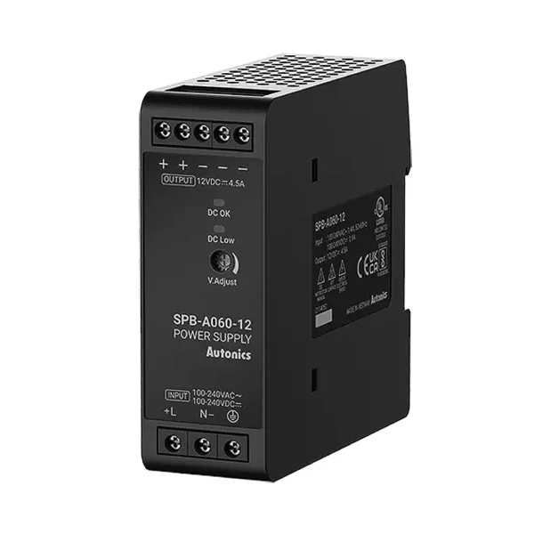 SPB-A060-12 Fuente de alimentacion monofasica 100-240VCA Output 60W 12VCD 5A
