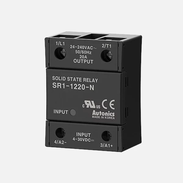 SR1-1220-N SSR monofásico 20A Input 4-30VCD Output 24-240VCA