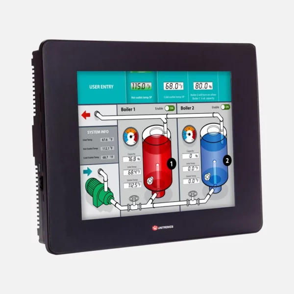UniStream PLC+HMI 5 modulos de comunicacion p/ Uni-I/O 12-24VCD
