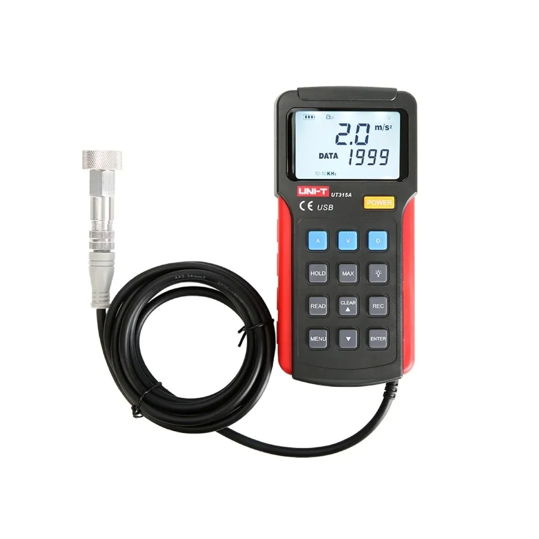 Probadores de vibraciones 0-199.9m/s² 10Hz-10kHz, 0-19.99cm/s 10Hz~1kHz