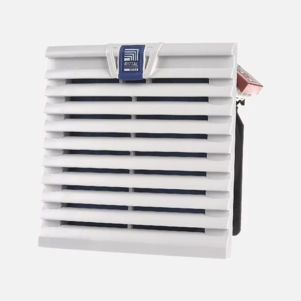 SK Ventilador con filtro TopTherm 66m³/h 148.5×148.5mm 230VCA RAL 7035