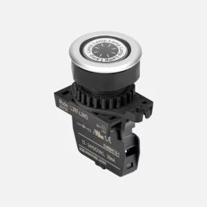 L3RF-L3WL Luz piloto tipo rasante redondo plano 30mm blanco 110-220VAC