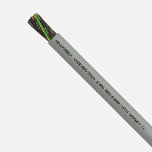 JZ-500 Cable control 10×20, 80°C, cobre, PVC/Gris, negro con num, 500v