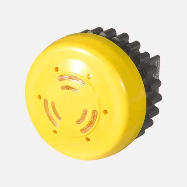 B2PB-B1D Zumbador piezoeléctrico amarillo 12-24VCD 22mm LED verde