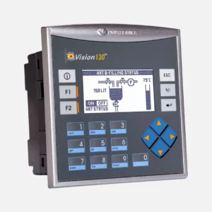 PLC+HMI 2.4” LCD STN 128x64px 8DI, 2D/AI, 2DI/PT100/TC 4DO (Relé), 4DO, 2AI