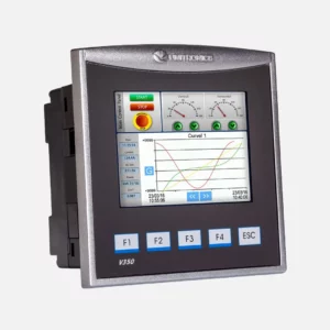 PLC+HMI 3.5” LCD TFT 320x240px 20DI (3xHSC), 2D/AI 12DO (Relé)