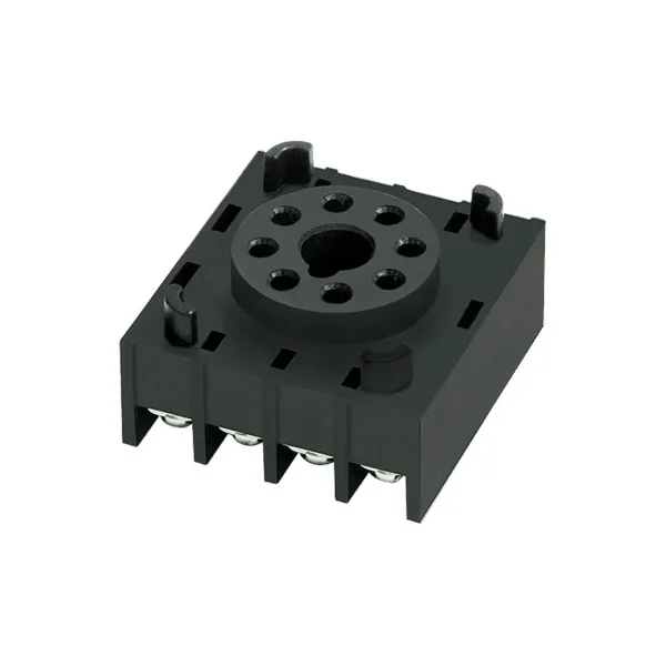 PG-08 Base octal para montaje en panel 8P Plástico