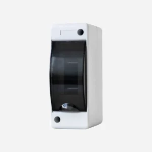 Caja de dist. p/sobrep. vent. transp. 2M 130HX50WX85D Plastico ABS IP40