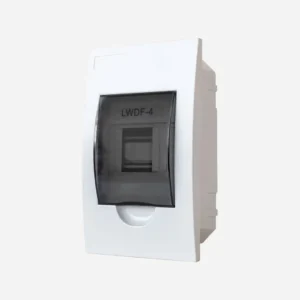 Caja de dist. p/empot. 4M 211HX125WX86Dmm Plastico ABS IP40 Vent. Trans.