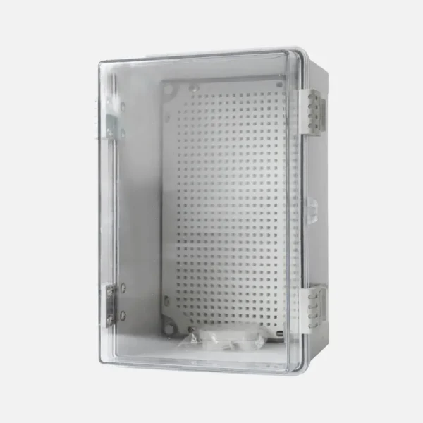 Gabinete mural puerta transp. c/plat. 220HX170WX110Dmm Plastic. ABS+PC IP66