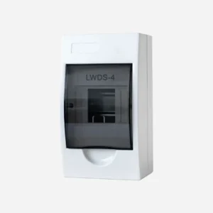 Caja de dist. p/sobrep. vent. transp. 4M 198HX112WX95D Plastico ABS IP40