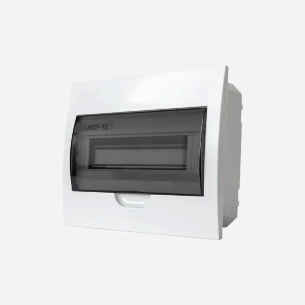Caja de dist. p/empot 12M 272HX211WX86Dmm Plastico ABS IP40 Vent. Trans.