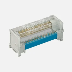 Bloque de terminales de distribución bipolar 13 orificios por polo 63A 750VCA