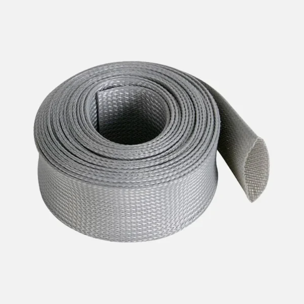Manga trenzada expandible de poliester Gris 10mm Rango de sujección 8-18mm