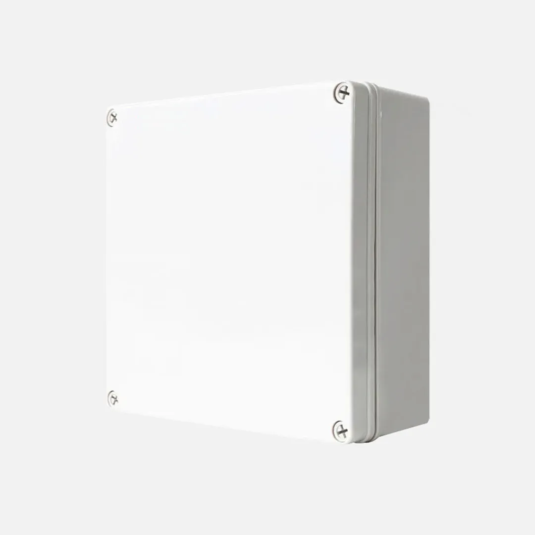 Caja de distribucion sobrep. p. opaca c/plat. 200HX200WX95Dmm Plastic PC IP67