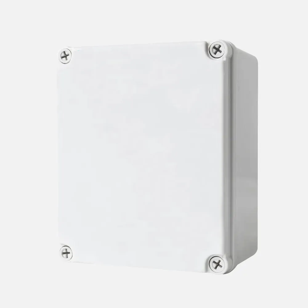 Caja de distribucion sobrep. p. opaca c/plat. 110HX80WX75Dmm Plastic PC IP67