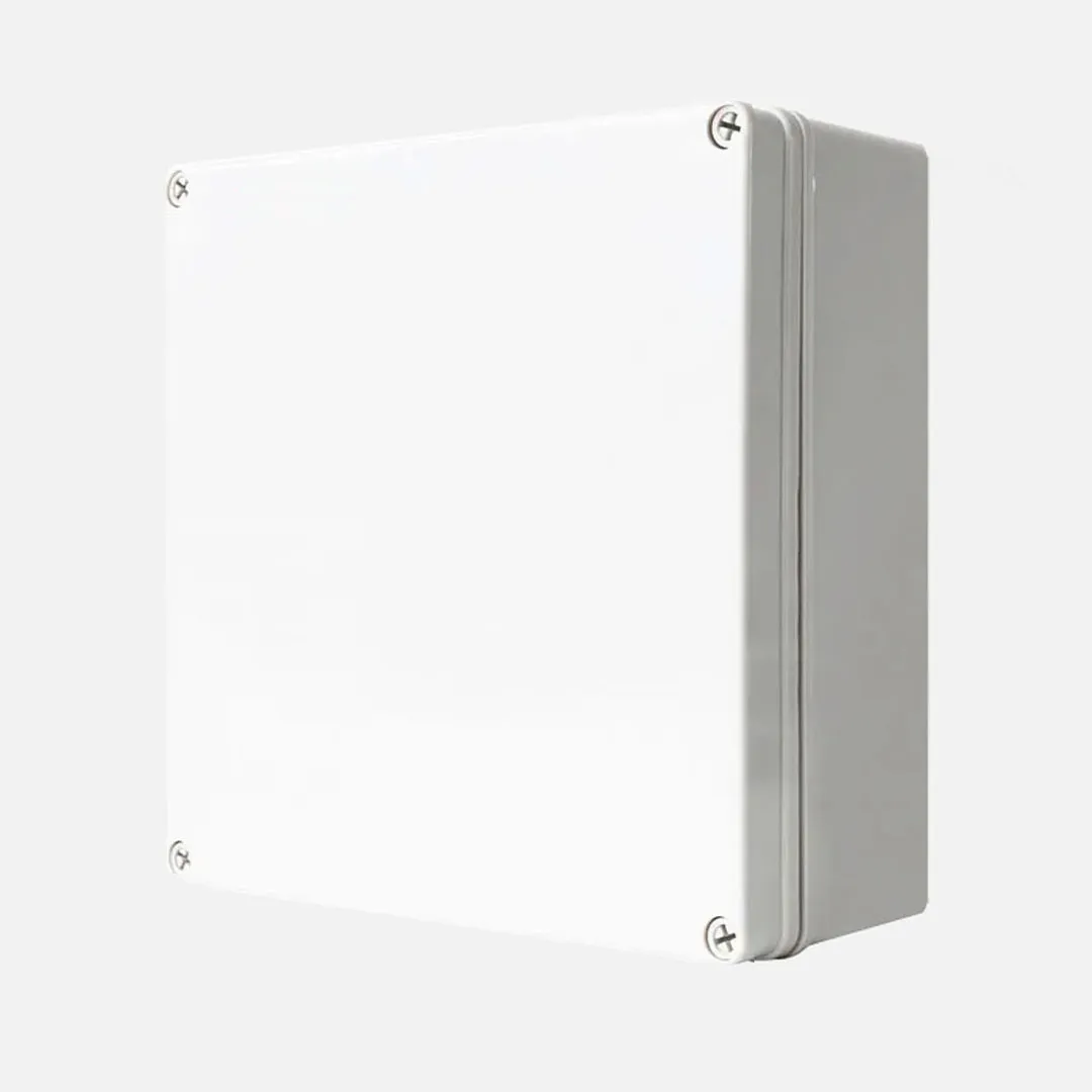 Caja de distribucion sobrep. p. opaca c/plat. 340HX280WX130Dmm Plastic PC IP67