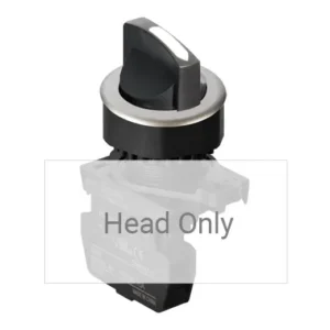 S3SF-S1W Selector tipo palanca corta 2 posiciones 30mm momentaneo blanco