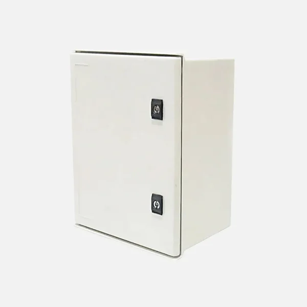 Gabinete mural 1P c/plat. de mont. 300HX250WX140Dmm Fibra d/vid. IP65